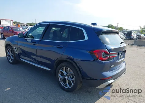 2022 BMW X3 xDrive30I z USA, uszkodzony, nr VIN WBX57DP06NN125595